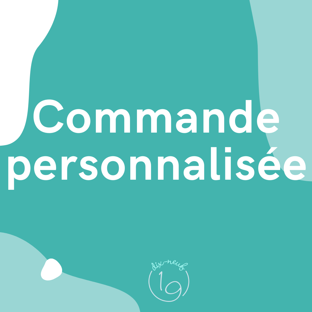 Commande personnalisée pour Caroline Gaudet